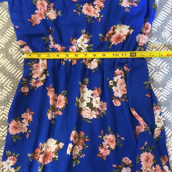 ALTR’D STATE off shoulder boho maxi dress with high slits w mini slip size M EUC - Picture 9 of 10